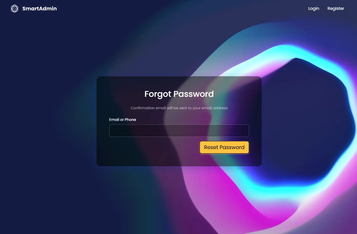 Forget Password Page